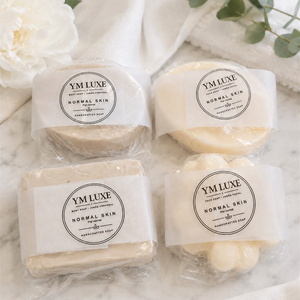Normal Skin Handmade Soap Gift Set - 4 Piece Face & Body Collection