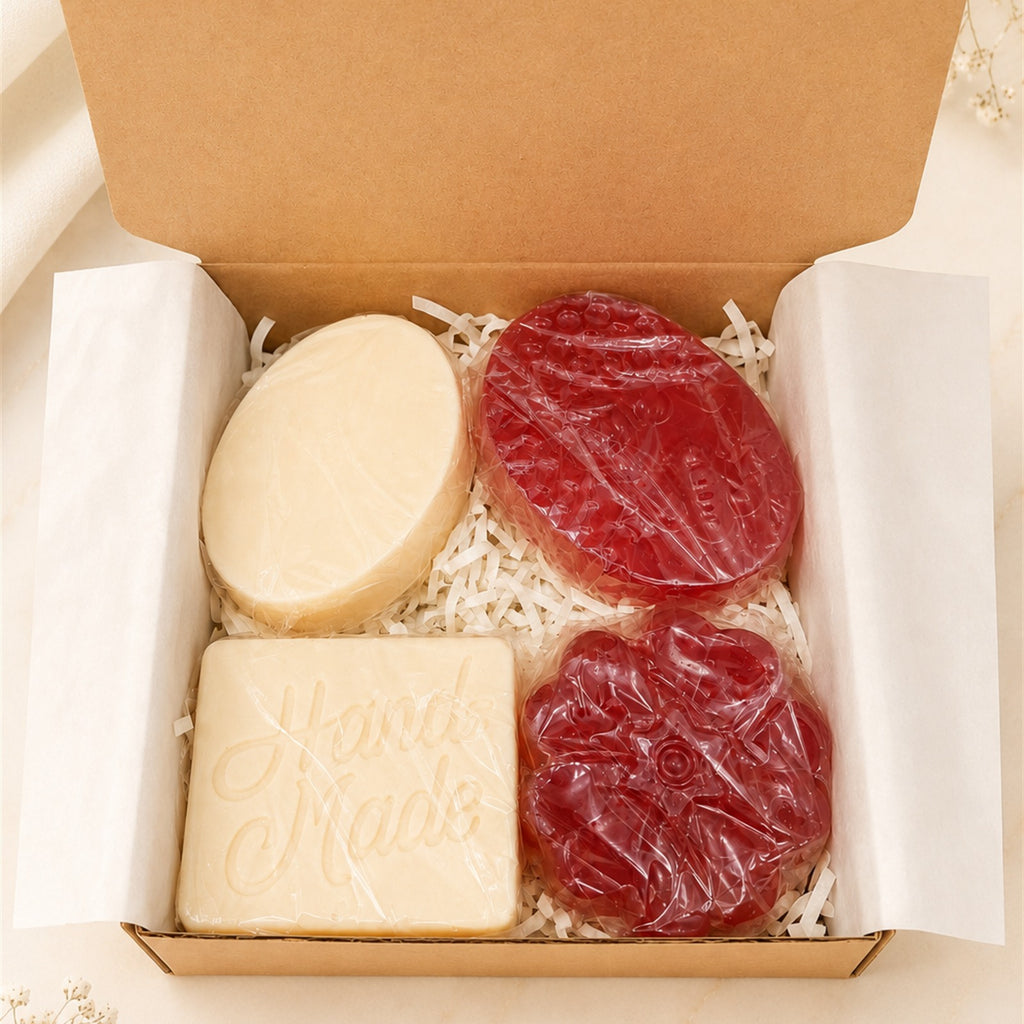 Blemish-Prone Skin Handmade Soap Gift Set - 4 Piece Face & Body Collection