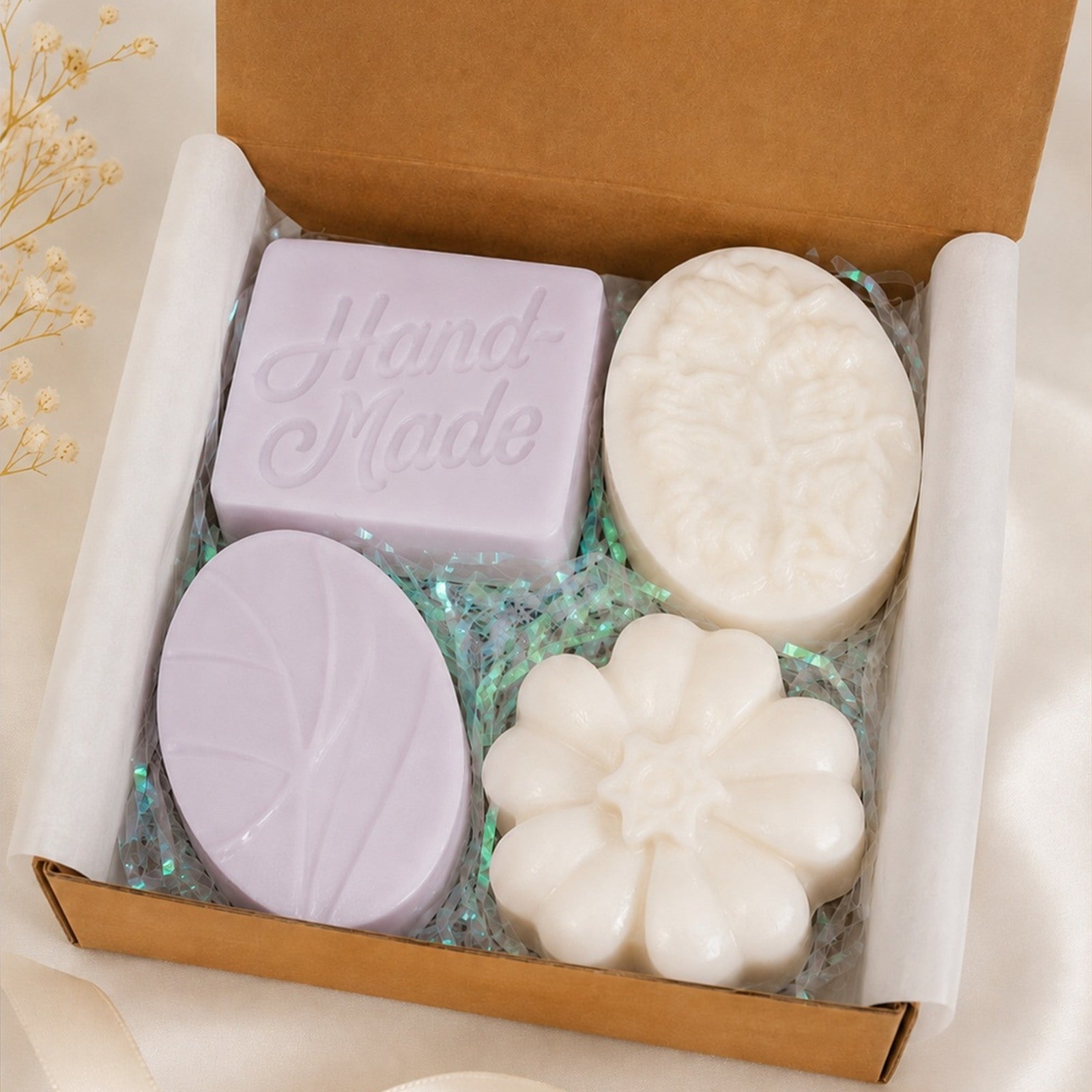 Mature Skin Handmade Soap Gift Set - 4 Piece Face & Body Collection