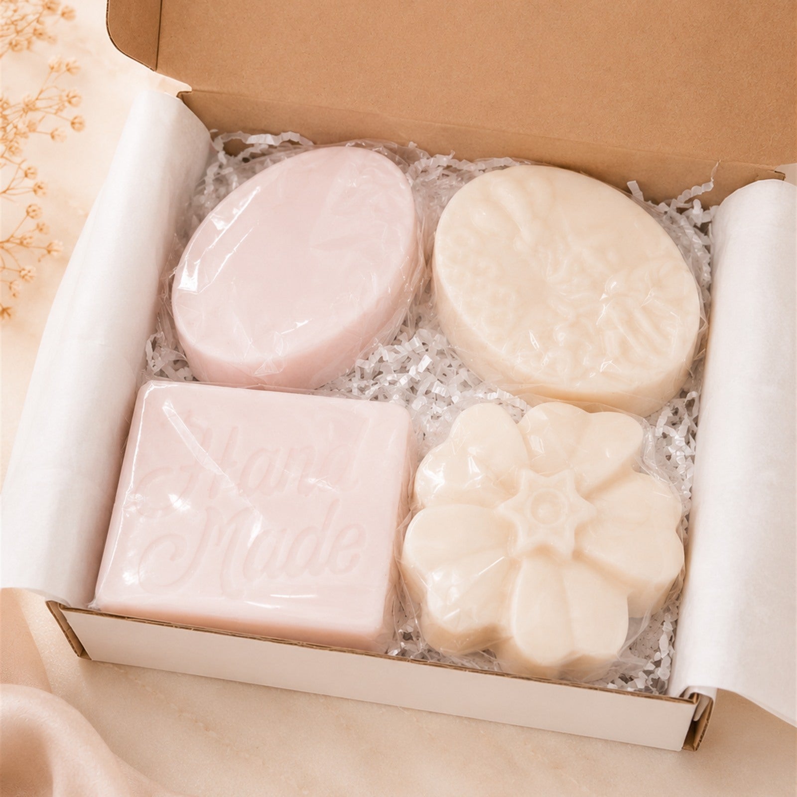 Sensitive Skin Handmade Soap Gift Set - 4 Piece Face & Body Collection