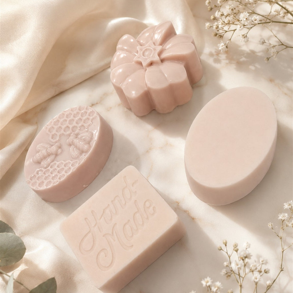 Dry Skin Handmade Soap Gift Set - 4 Piece Face & Body Collection