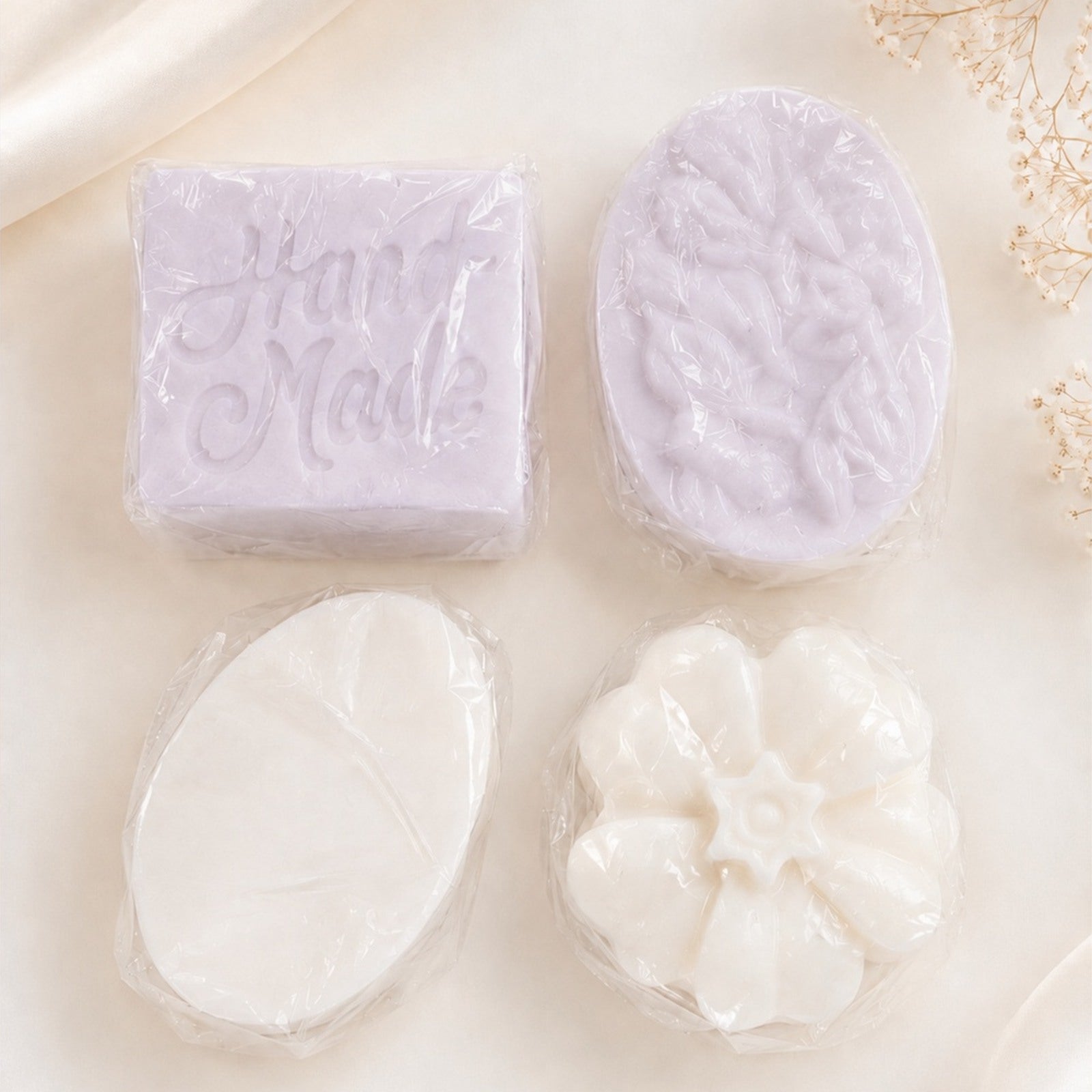 Mature Skin Handmade Soap Gift Set - 4 Piece Face & Body Collection