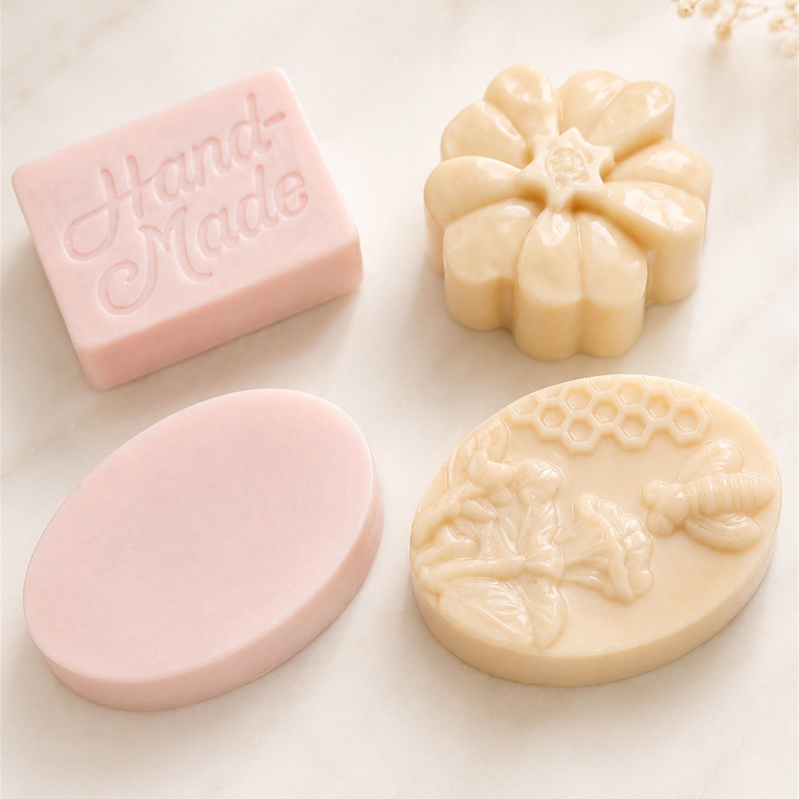 Sensitive Skin Handmade Soap Gift Set - 4 Piece Face & Body Collection