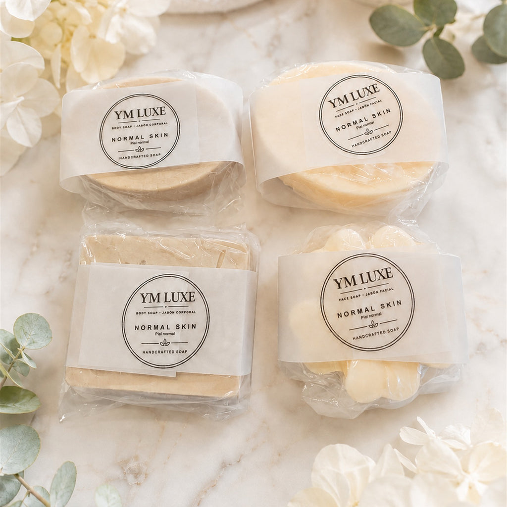 Normal Skin Handmade Soap Gift Set - 4 Piece Face & Body Collection