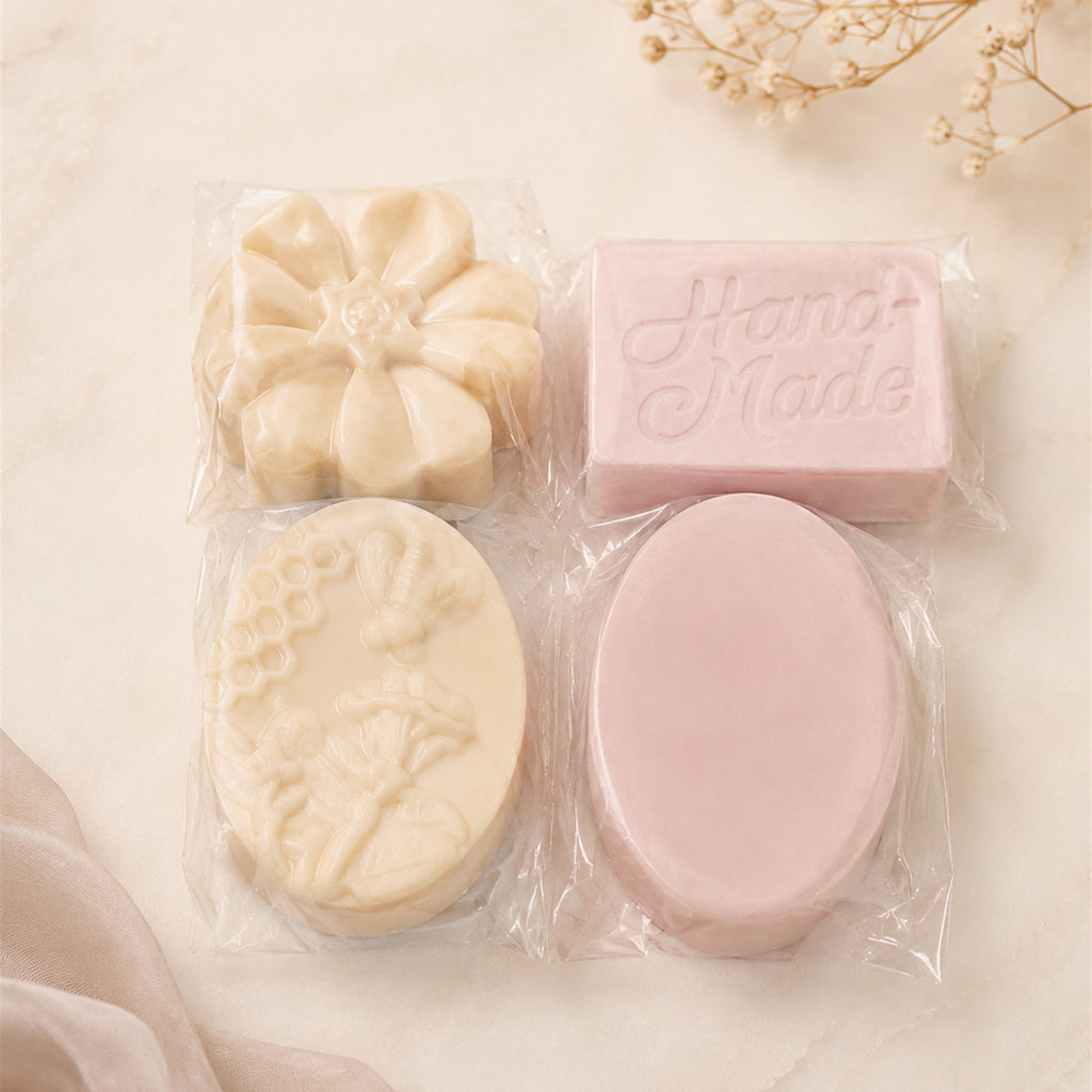 Sensitive Skin Handmade Soap Gift Set - 4 Piece Face & Body Collection